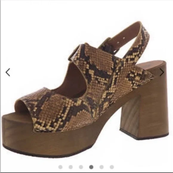 Free People Belems Snake Skin Print Clog - Picture 7 of 7